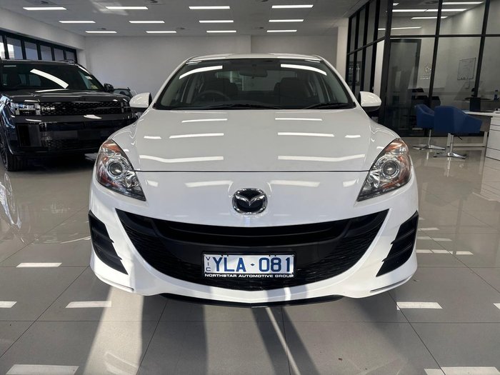 2011 Mazda 3 Neo BL Series 1 MY10 Crystal White Pearl
