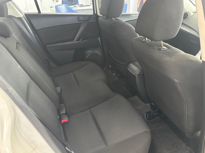 2011 Mazda 3 Neo BL Series 1 MY10 Crystal White Pearl