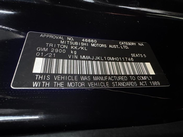 2021 Mitsubishi Triton GLS