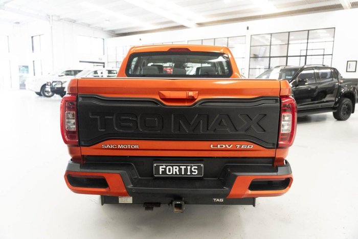 2022 LDV T60 Max LUXE SK8C MY23 4X4 Dual Range Maple Leaf Orange