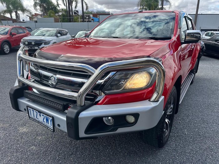 2016 Holden Colorado LTZ RG MY17 4X4 Dual Range Absolute Red