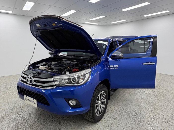 2018 Toyota Hilux SR5 GUN126R 4X4 Dual Range Nebula Blue
