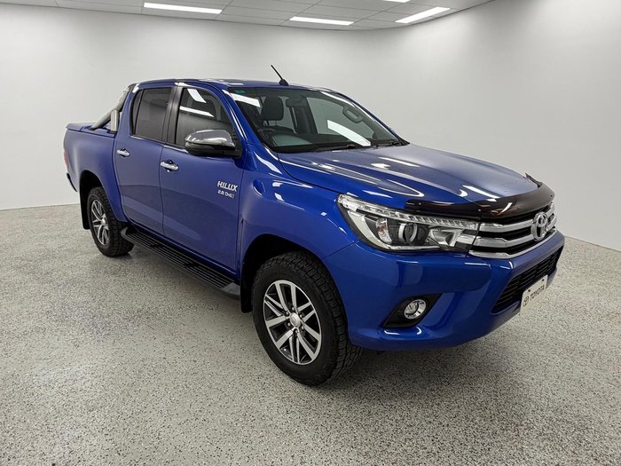 2018 Toyota Hilux SR5 GUN126R 4X4 Dual Range Nebula Blue