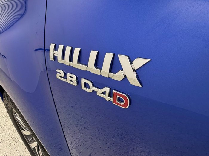 2018 Toyota Hilux SR5 GUN126R 4X4 Dual Range Nebula Blue