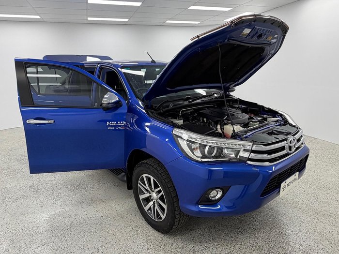 2018 Toyota Hilux SR5 GUN126R 4X4 Dual Range Nebula Blue