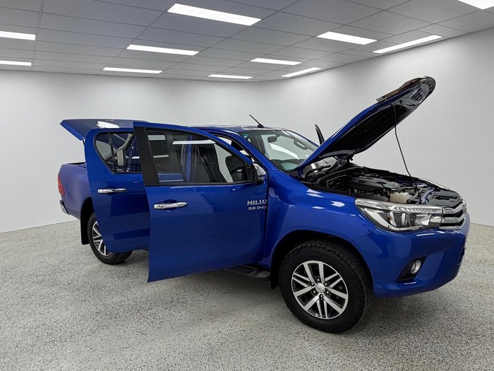 2018 Toyota Hilux SR5 GUN126R 4X4 Dual Range Nebula Blue