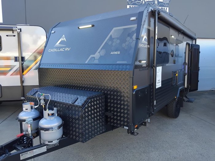 2026 Cadillac RV Ares Single Axle Off Road Couples Caravan With Victron