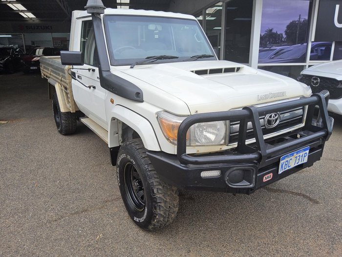2017 Toyota Landcruiser GXL VDJ79R 4X4 Dual Range French Vanilla
