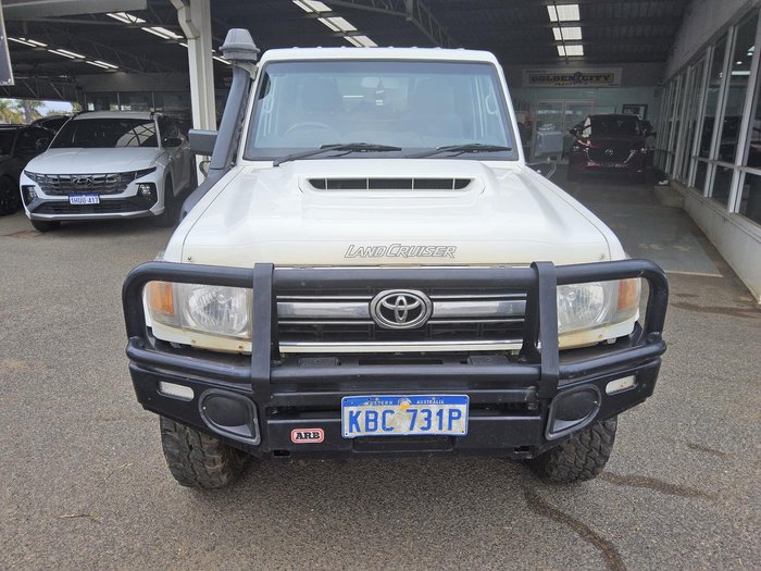 2017 Toyota Landcruiser GXL VDJ79R 4X4 Dual Range French Vanilla