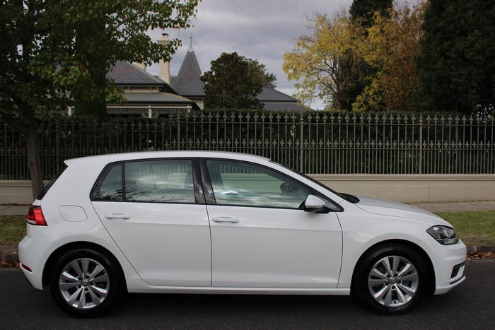 2019 Volkswagen Golf 110TSI Trendline 7.5 MY19.5 Pure White