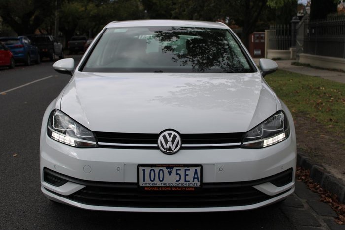 2019 Volkswagen Golf 110TSI Trendline 7.5 MY19.5 Pure White