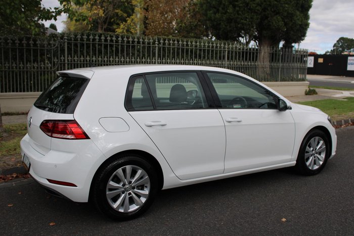 2019 Volkswagen Golf 110TSI Trendline 7.5 MY19.5 Pure White