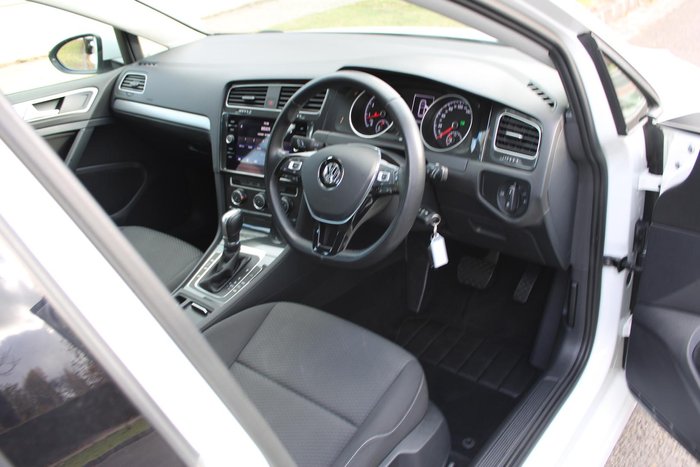 2019 Volkswagen Golf 110TSI Trendline 7.5 MY19.5 Pure White