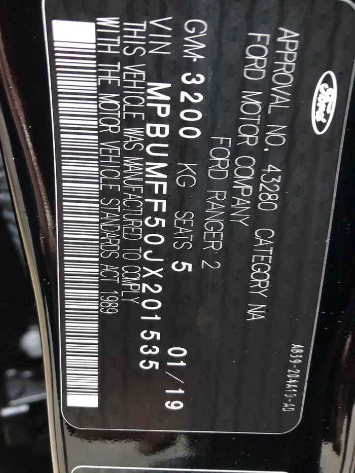 2019 Ford Ranger Wildtrak