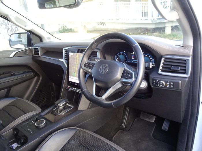 2023 Volkswagen Amarok TDI600 Style NF MY23 4X4 Constant Clear White