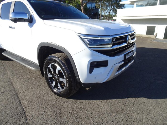 2023 Volkswagen Amarok TDI600 Style NF MY23 4X4 Constant Clear White
