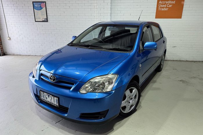 2007 Toyota Corolla Ascent ZZE122R Cascade Blue