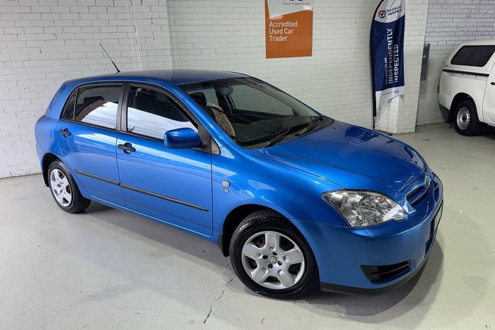 2007 Toyota Corolla Ascent ZZE122R Cascade Blue