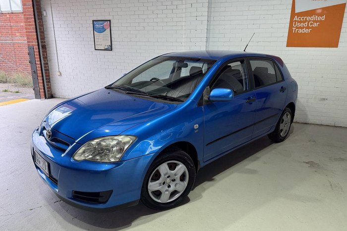 2007 Toyota Corolla Ascent ZZE122R Cascade Blue