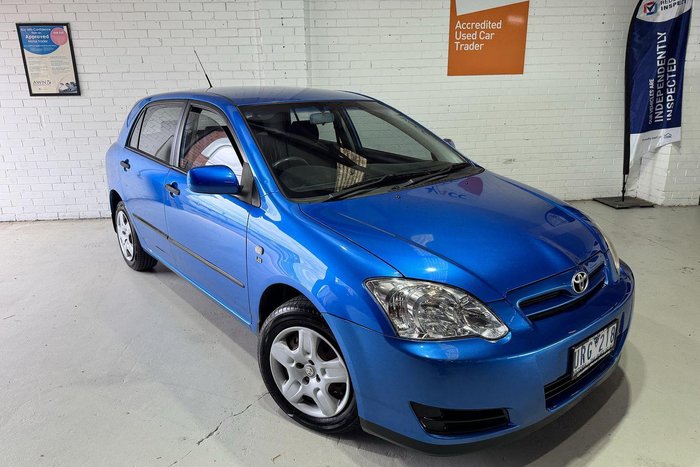 2007 Toyota Corolla Ascent ZZE122R Cascade Blue