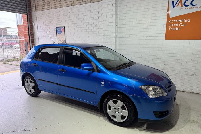 2007 Toyota Corolla Ascent ZZE122R Cascade Blue