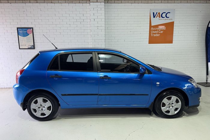 2007 Toyota Corolla Ascent ZZE122R Cascade Blue