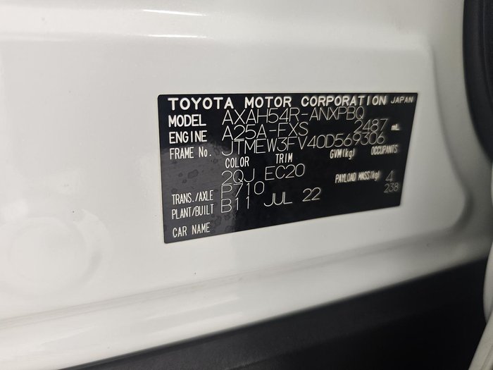 2022 Toyota RAV4 XSE AXAH54R 4X4 On Demand Crystal Pearl