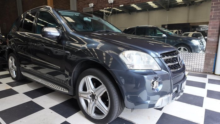 2010 Mercedes-Benz M-Class ML350 CDI BlueEFFICIENCY W164 MY10 4X4 Constant Tenorite Grey