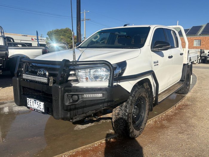 2018 Toyota Hilux SR GUN126R 4X4 Dual Range Glacier White
