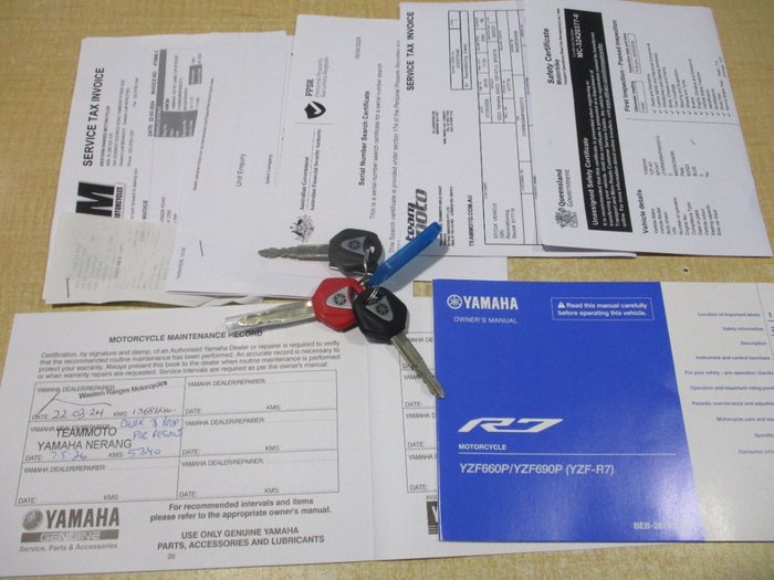 2023 Yamaha YZF-R7LA BLUE