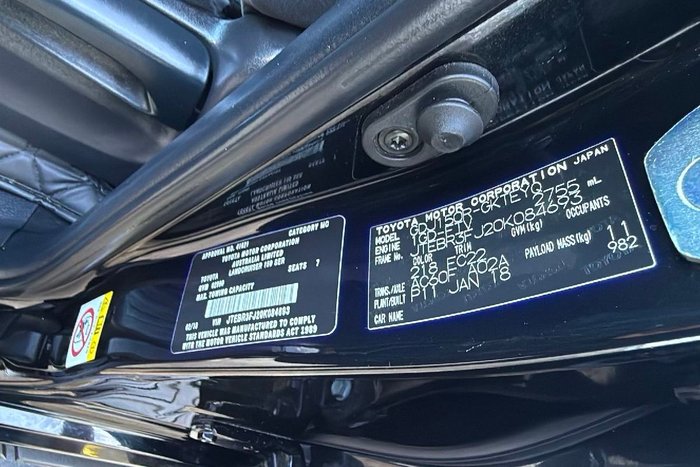 2018 Toyota Landcruiser Prado GXL