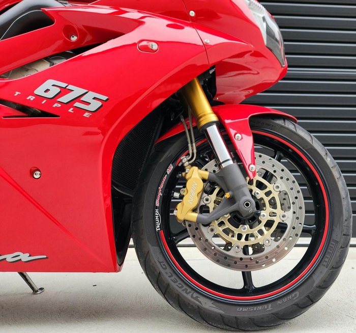 2008 Triumph Daytona 675 Daytona Red