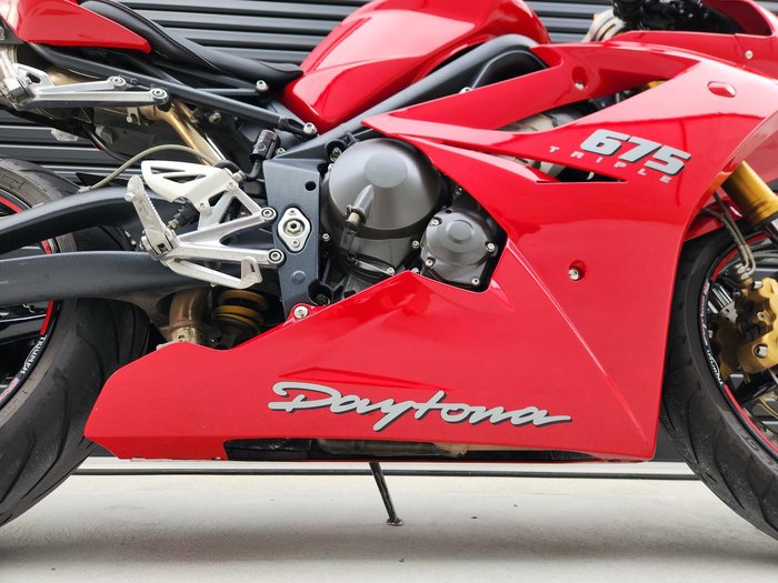 2008 Triumph Daytona 675 Daytona Red