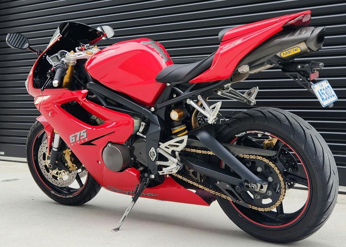 2008 Triumph Daytona 675 Daytona Red