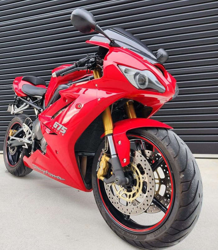 2008 Triumph Daytona 675 Daytona Red
