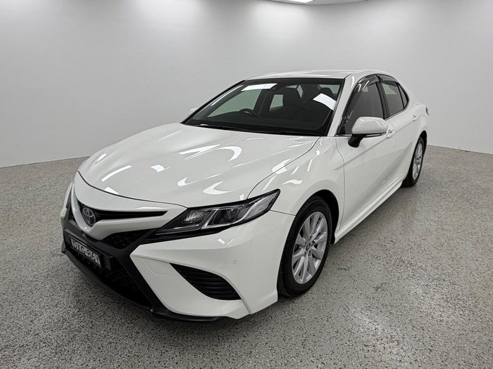 2018 Toyota Camry Ascent ASV70R Glacier White