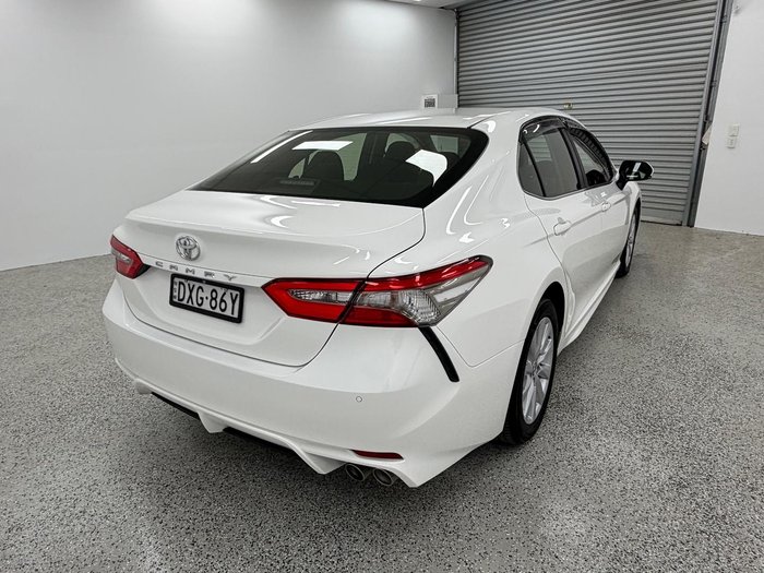 2018 Toyota Camry Ascent ASV70R Glacier White