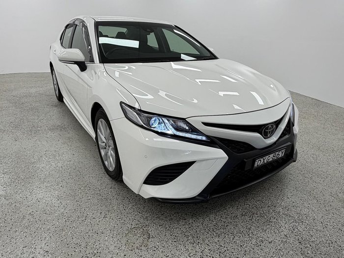 2018 Toyota Camry Ascent ASV70R Glacier White