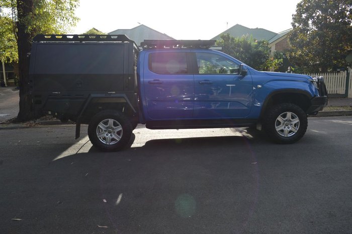 2023 Volkswagen Amarok TDI500 Life NF MY23 4X4 Dual Range Bright Blue