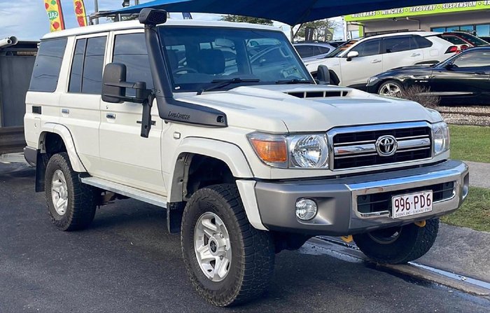 2019 Toyota Landcruiser GXL VDJ76R 4X4 Dual Range French Vanilla