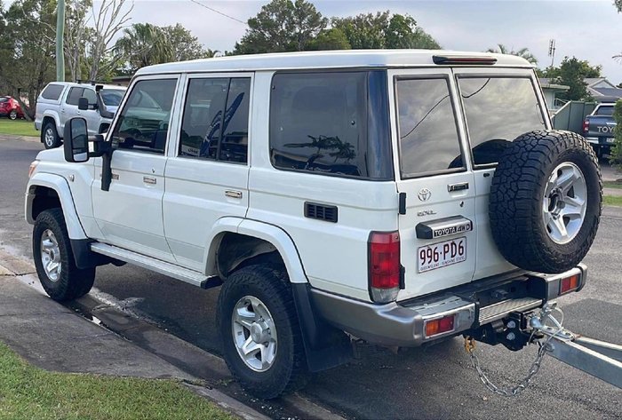 2019 Toyota Landcruiser GXL VDJ76R 4X4 Dual Range French Vanilla