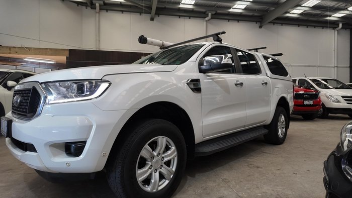 2021 Ford Ranger XLT Hi-Rider PX MkIII MY21.25 4x2 Arctic White