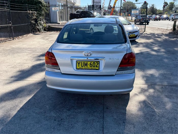 2003 TOYOTA ECHO NCP12R Silver