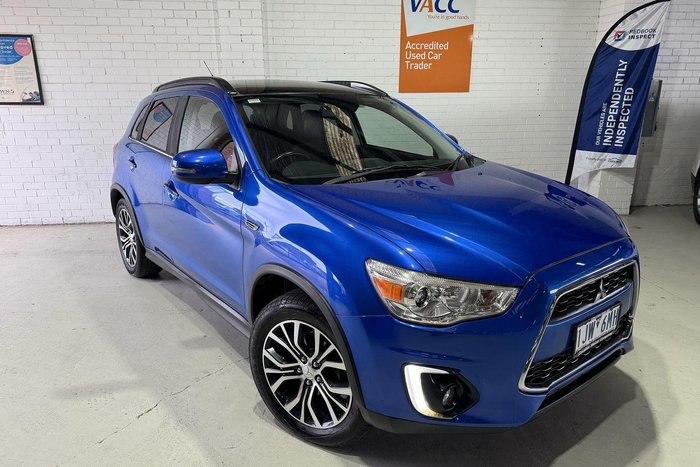 2016 Mitsubishi ASX XLS XB MY15.5 Lightning Blue