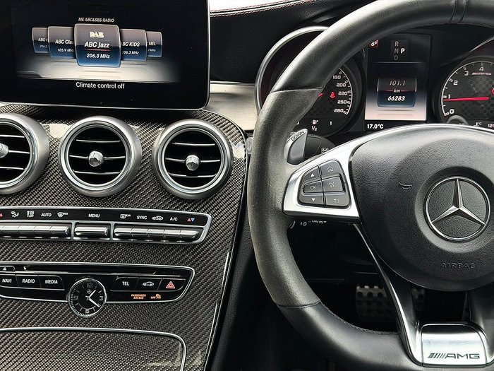 2017 Mercedes-Benz C-Class C43 AMG C205 Four Wheel Drive Diamond White BRIGHT