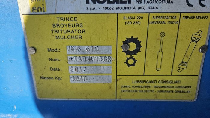 2017 Nobili Rms 610