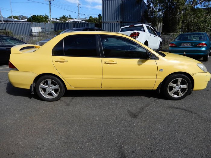 2007 Mitsubishi Lancer ES CH MY07 Yellow Solid