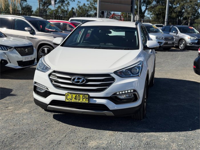 2016 HYUNDAI SANTA FE ACTIVE CRDi (4x4) DM SERIES II (DM3) White