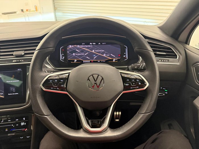 2024 Volkswagen Tiguan 162TSI R-Line Allspace 5N MY24 Four Wheel Drive Pure White