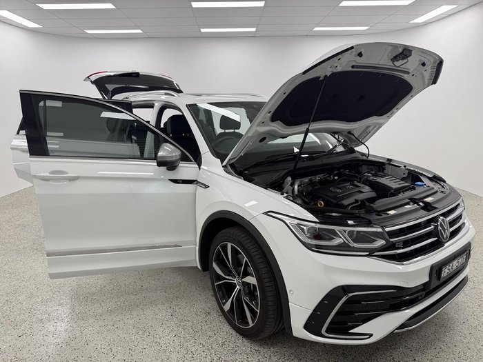 2024 Volkswagen Tiguan 162TSI R-Line Allspace 5N MY24 Four Wheel Drive Pure White